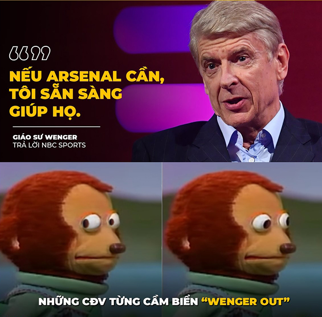 Giáo sư Wenger sẵn sàng trở lại để "giải cứu" Arsenal.