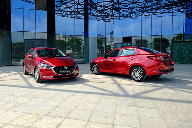 Giá xe Mazda2 sedan và hatchback lăn bánh tháng 01/2021 - 3