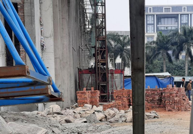 Khu vực bị tai nạn khiến 3 công nhân tử vong, 8 người bị thương. Ảnh: Đ.L