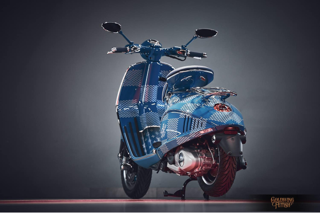 Xe ga cao cấp Vespa 946 Louis Vuitton: Ấn phẩm độc nhất vô nhị - 2