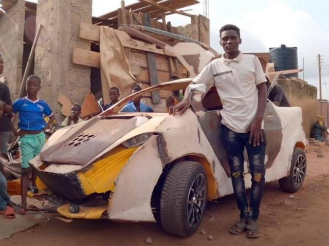 Tin tức ô tô - Giấc mơ xe hơi 200 USD của thiếu niên nghèo Ghana