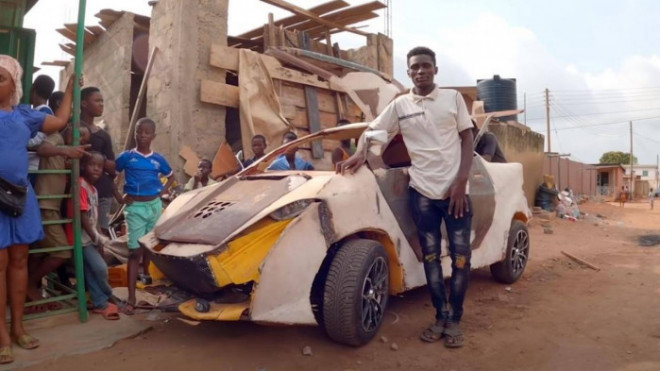 Câu chuyện về chiếc xe 200 USD và cậu thiếu niên Kelvin ở Ghana trở thành động lực cho ước mơ của thế hệ trẻ