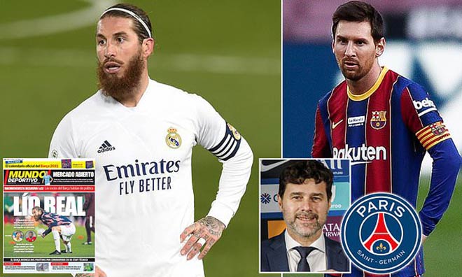 Thèm Messi, PSG muốn cả &#34;đại ca&#34; Ramos: Real đã có siêu hậu vệ thay thế - 1