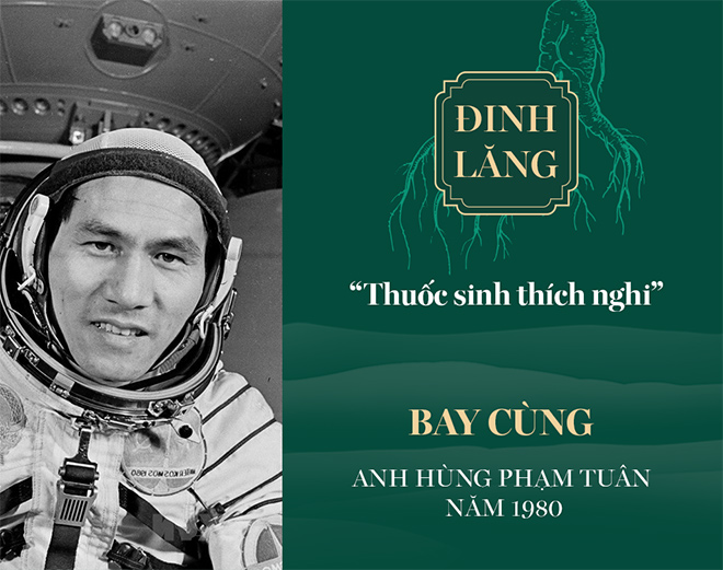 Đinh Lăng đồng hành cùng Phạm Tuân trong chuyến du hành vũ