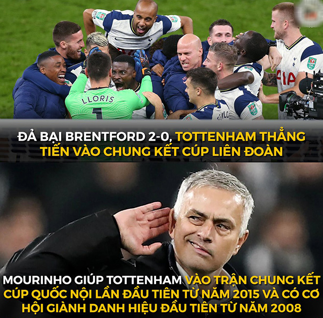 Mourinho có cơ hội giành danh hiệu đầu tiên cùng Tottenham.