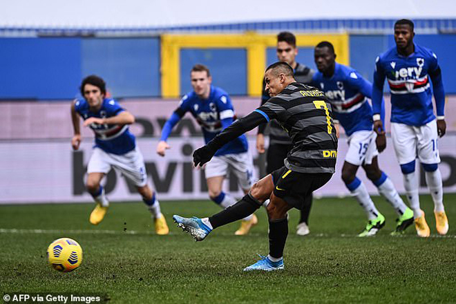 Video Sampdoria - Inter Milan: 2 quả penalty định mệnh, rượt đuổi nghẹt thở - 1