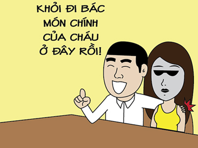 Tranh vui - Cách để gây ấn tượng "sâu sắc" khi ra mắt nhà bạn gái