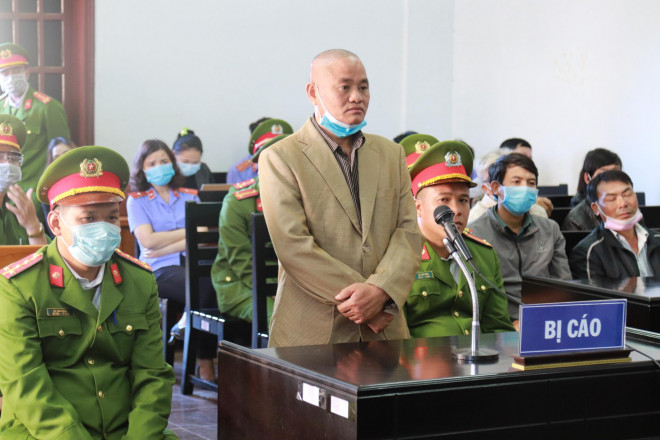 Bị cáo Đỗ Văn Minh tại phiên tòa sơ thẩm