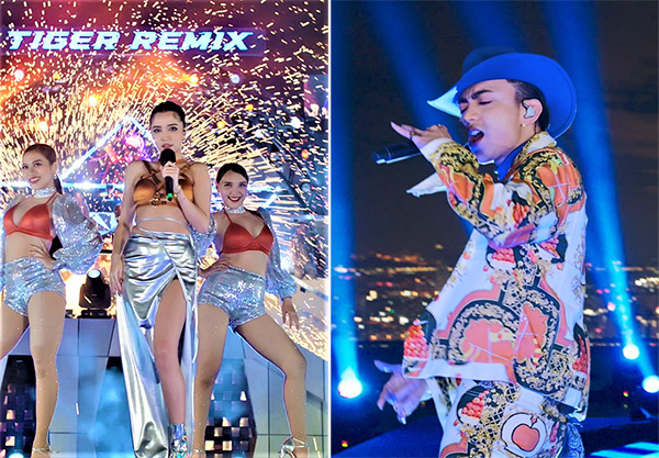 Tiếp tục gây choáng ngợp với sân khấu trên cao tại đầu cầu Đà Nẵng cùng Bích Phương và những điệu nhảy nóng bỏng hay cháy hết mình cùng Soobin và màn trình diễn mãn nhãn tại sân khấu cao nhất Hà Nội.