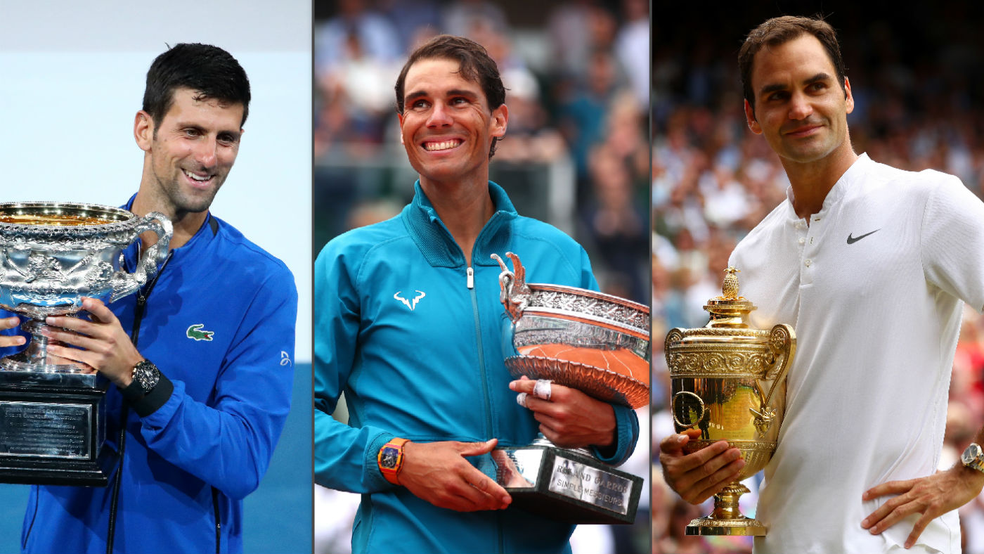 Djokovic, Nadal và Federer đang cạnh tranh kỷ lục "Vua Grand Slam"