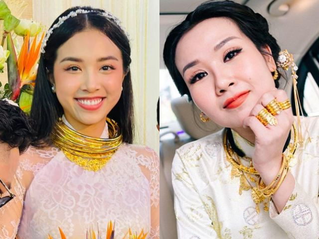 Đời sống Showbiz - Mỹ nhân Việt đeo vàng nặng trĩu trong ngày cưới: Không ai qua nổi sao nữ lấy chồng Ấn Độ