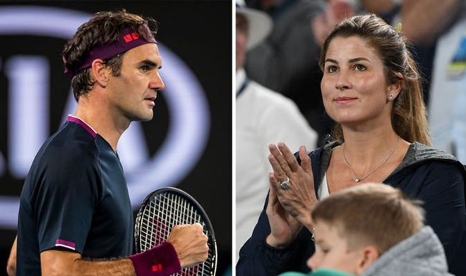 Federer luôn lắng nghe và tôn trọng những quyết định của vợ Mirka (phải)