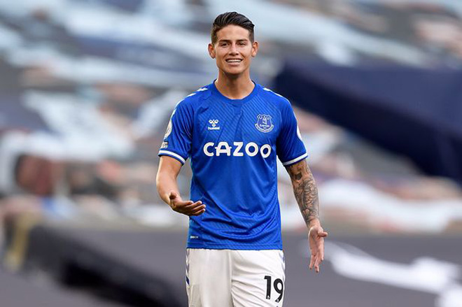 James Rodriguez thăng hoa cứu Everton, bạn gái siêu mẫu cởi đồ mừng sinh nhật - 1