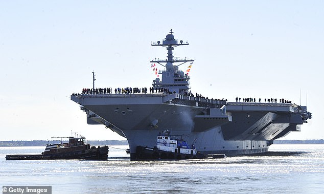 Tàu sân bay USS Gerald R. Ford thường xuyên gặp sự cố.