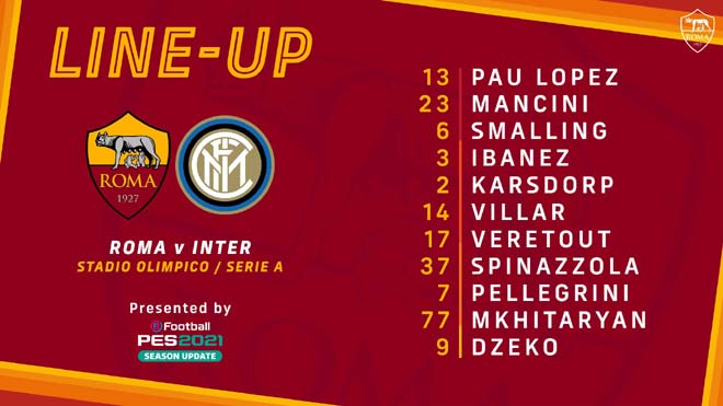 Trực tiếp bóng đá Roma - Inter Milan: Tràn lên tìm bàn gỡ - 15