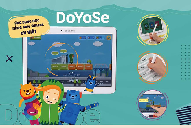 Doyose - Bộ sản phẩm học Tiếng Anh tương tác thúc đẩy tư duy ngoại ngữ của trẻ! - 2