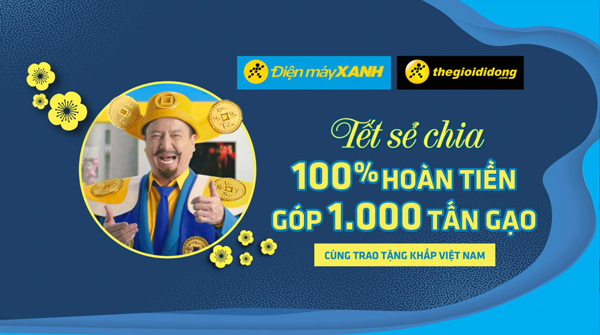 Lần đầu tiên Thần tài Xanh điện máy xuất hiện, hé lộ chương trình 1.000 tấn gạo trao khắp Việt Nam - 1