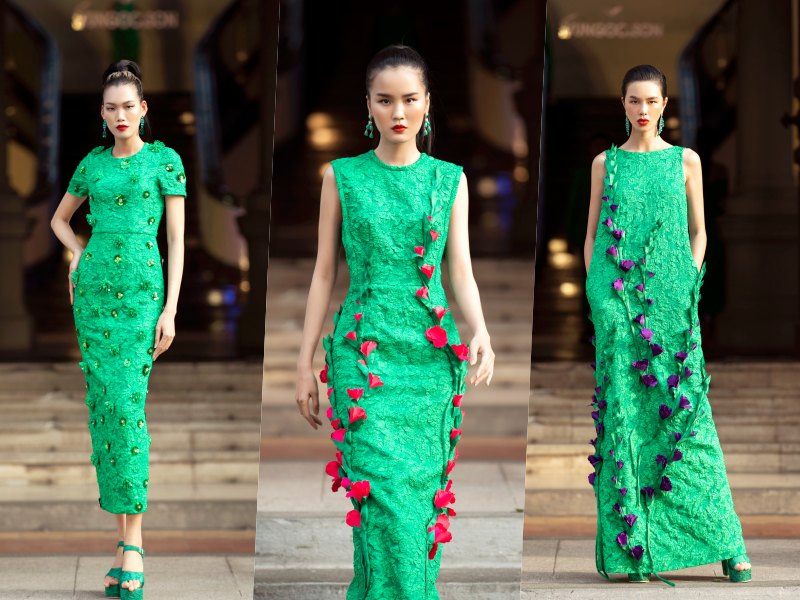 Võ Hoàng Yến diện váy 30kg làm vedette show &#34;Hừng Đông&#34; - 3