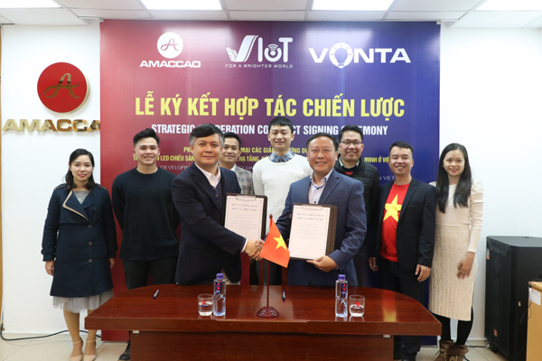 Tập đoàn AMACCAO ký kết hợp đồng hợp tác chiến lược với VIoT - 3