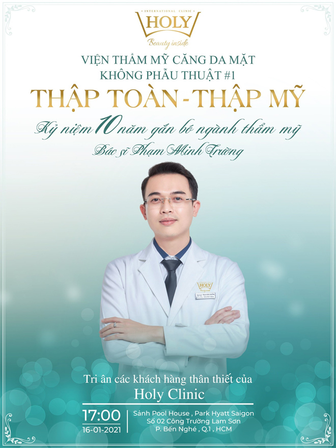 Cơ hội làm đẹp với giá sốc cùng Dr Trường tại sự kiện “Thập toàn - Thập mỹ” - 1