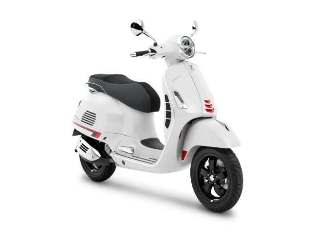 Thế giới xe - Vespa GTS Super Sport 300 HPE cập nhật bản màu trắng tuyệt đẹp