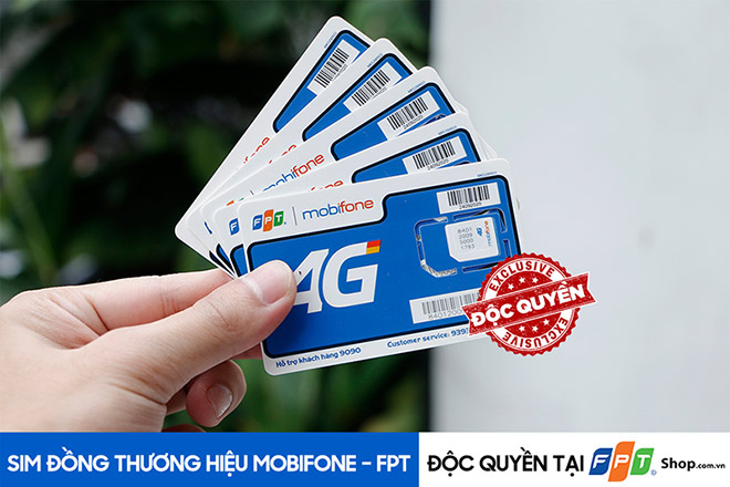&nbsp;SIM đồng thương hiệu Mobifone – FPT có giá chỉ 120.000 đồng.