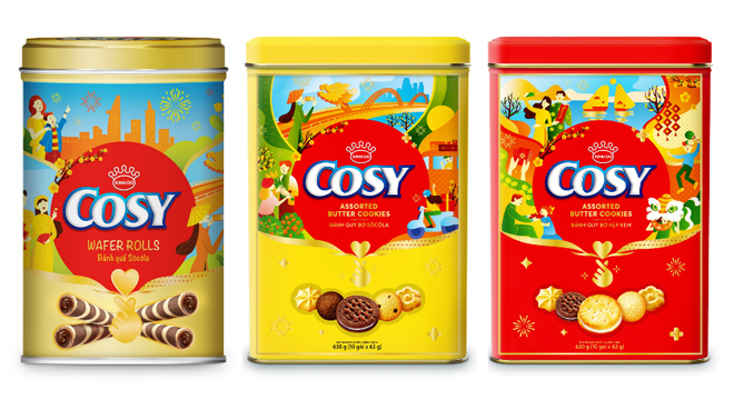 Thương hiệu bánh quy Cosy chào Xuân Tân Sử với thông điệp “Thấy Cosy, thấy Tết trọn vị”