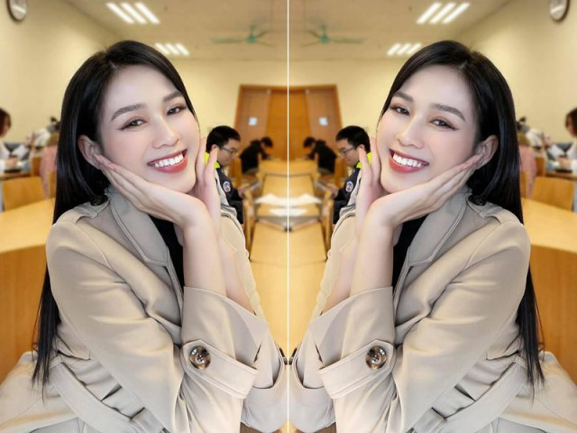 Thời trang - Giản dị lên giảng đường, Hoa hậu Đỗ Thị Hà vẫn được khen ngợi xinh đẹp rạng rỡ