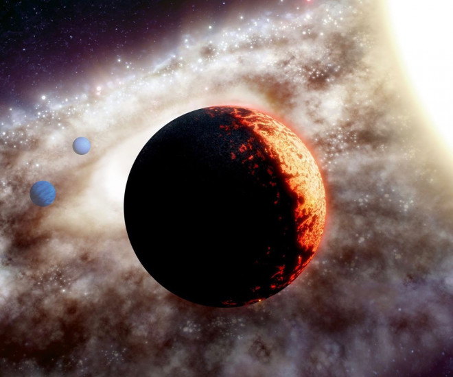Siêu Trái Đất "quái vật" 10 tỉ năm tuổi vừa được phát hiện - Ảnh đồ họa từ Đài thiên văn W.M.Keck