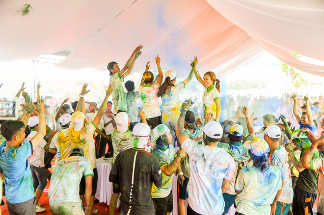 Sự kiện Marathon “Color of Happiness” diễn ra tại Đại đô thị Happy Home Cà Mau với không khí cực kỳ sôi động