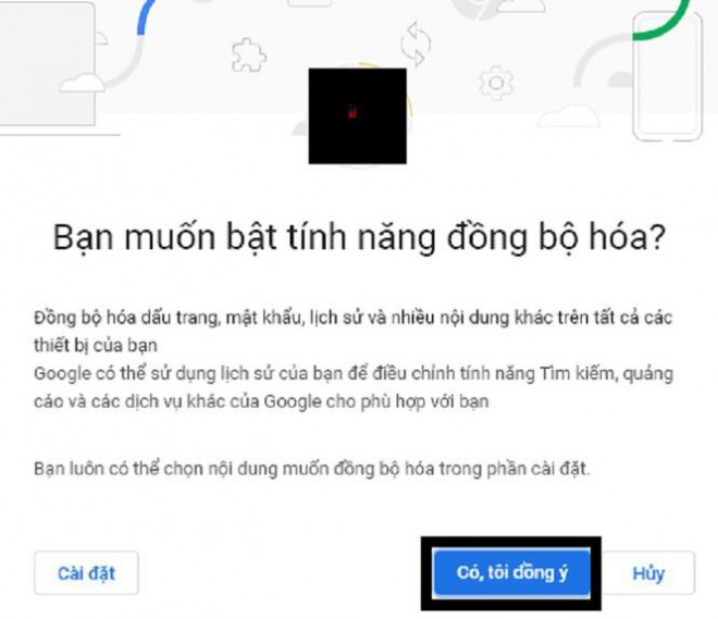 Hướng dẫn bật tính năng đồng bộ hóa trên Google Chrome - 6