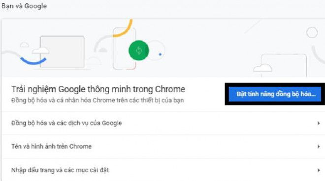 Hướng dẫn bật tính năng đồng bộ hóa trên Google Chrome - 3