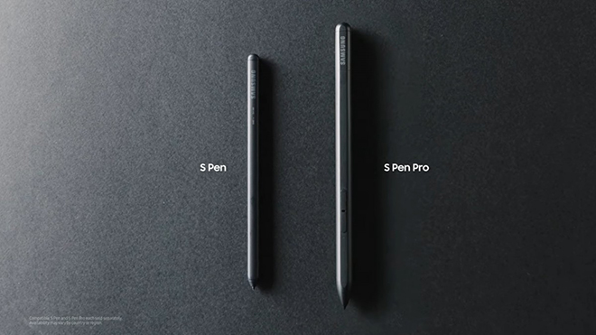 Hai mẫu bút S Pen và S Pen Pro.