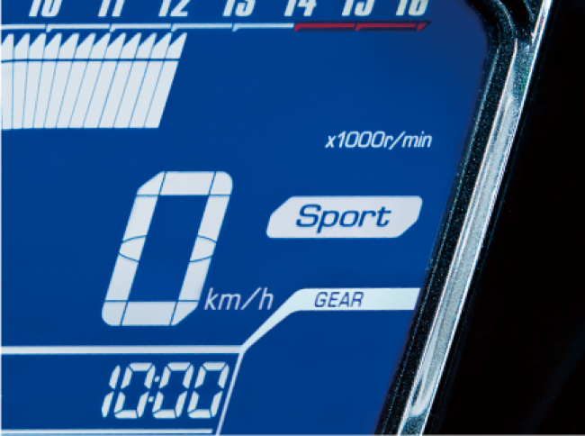 2021 Honda CBR250RR có hệ thống điều khiển với màn hình kỹ thuật số hoàn toàn.
