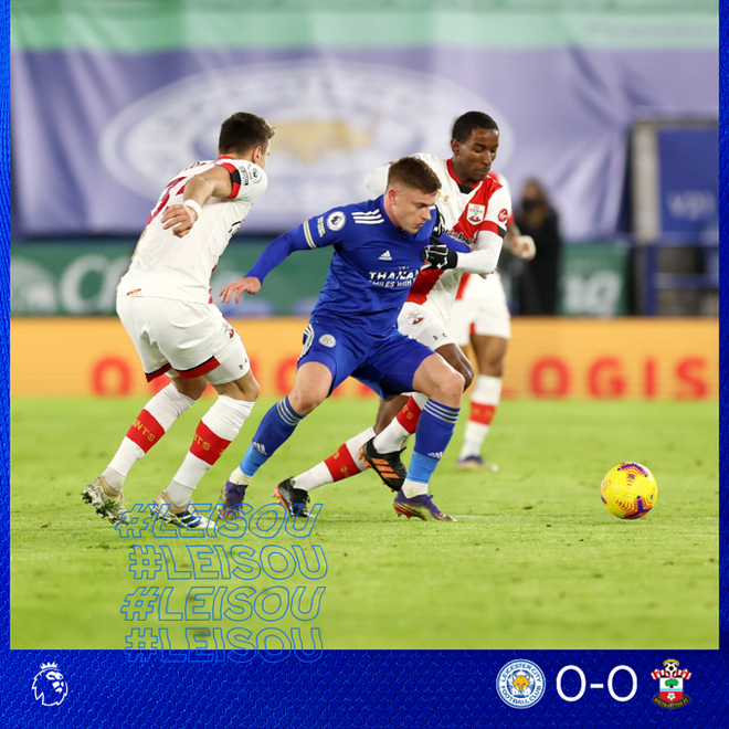 Trực tiếp bóng đá Leicester - Southampton: Bàn thắng giây cuối cùng (Hết giờ) - 15