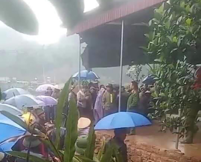 Khu vực ngôi nhà xảy ra vụ việc