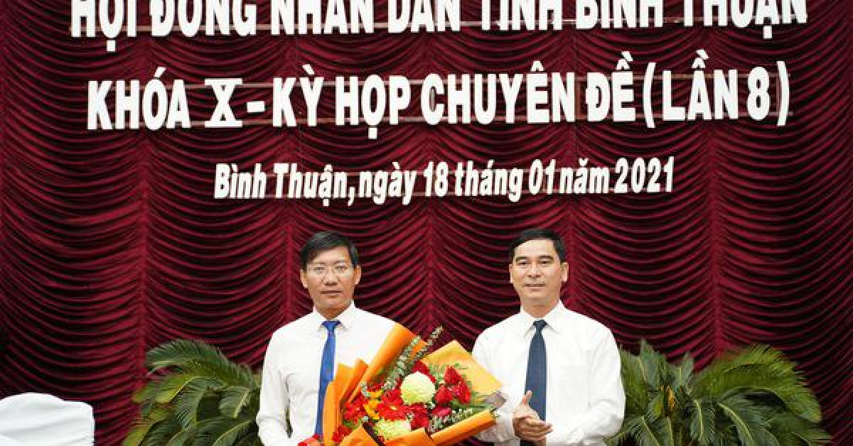 Tin tức trong ngày - Ông Lê Tuấn Phong được bầu giữ chức Chủ tịch UBND tỉnh Bình Thuận