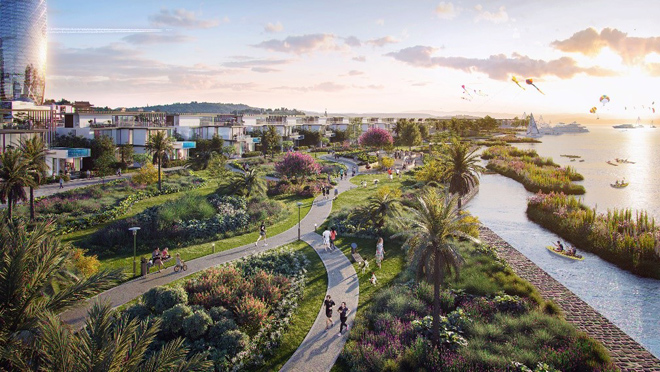 Biệt đảo sinh thái Angel Island chỉ cách Bến Bạch Đằng (Quận 1, TP.HCM) 25 phút di chuyển