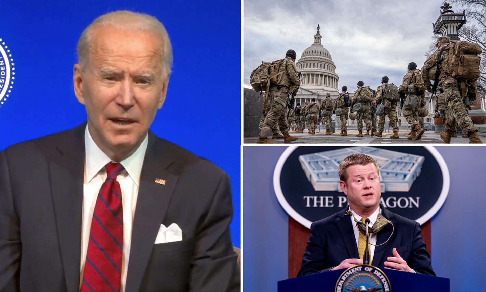 Các lãnh đạo quân đội Mỹ cho rằng phải xem xét kỹ lý lịch của 25.000 lính Vệ binh Quốc gia Mỹ tham gia bảo vệ lễ nhậm chức của ông Biden.