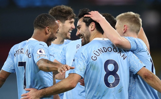 Man City "ngư ông đắc lợi" từ trận hòa giữa Liverpool và MU