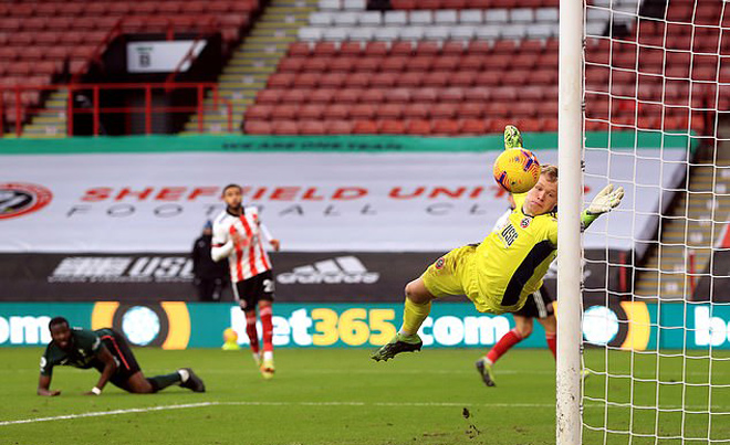 Cầu thủ 24 tuổi người Pháp, với pha lốp bóng đỉnh cao vào lưới của thủ thành Aaron Ramsdale