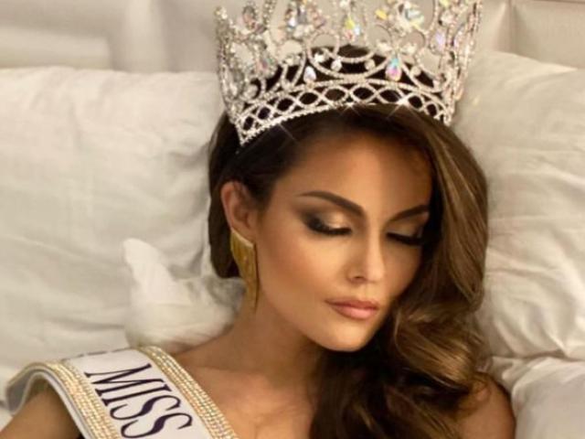 Làm đẹp - Sắc vóc cực phẩm của người mẫu 27 tuổi đăng quang Hoa hậu Trái đất Mỹ 2021