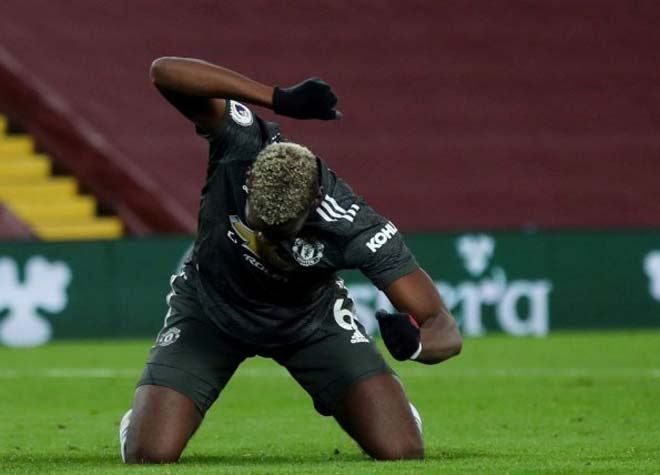 Pogba tức giận vì bỏ lỡ cơ hội ở trận gặp Liverpool