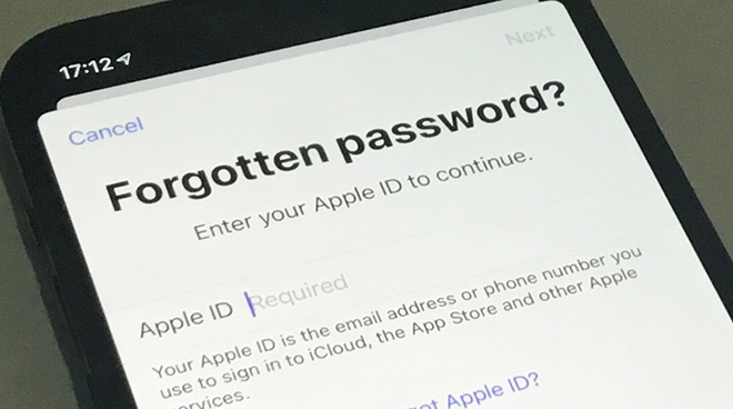 “Não cá vàng” quên mật khẩu Apple ID, phải làm thế nào? - 1