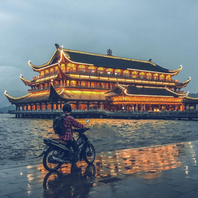 Khung cảnh đẹp tuyệt diệu khi bóng hoàng hôn xuống - Ảnh: Instagram @xonotoley1x