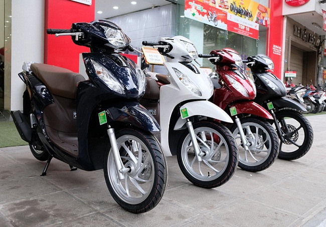 Nhu cầu mua xe máy của người Việt Nam tiếp tục giảm trong năm 2020