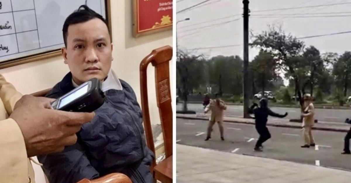 Tin tức trong ngày - Tạm giữ hình sự lái xe vượt đèn đỏ, dùng côn nhị khúc đánh CSGT tới tấp