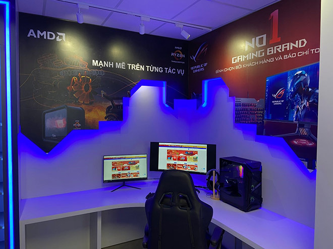 Bộ sản phẩm PC, bàn, ghế cho game thủ, livestream