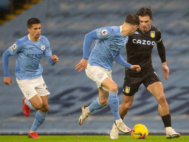 Aston Villa đôi lúc gây ra nhiều khó khăn cho Man City