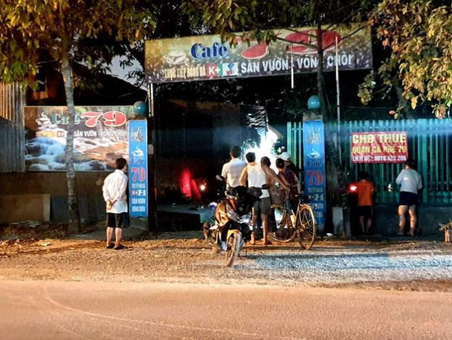 Hiện trường nơi xảy ra vụ việc 